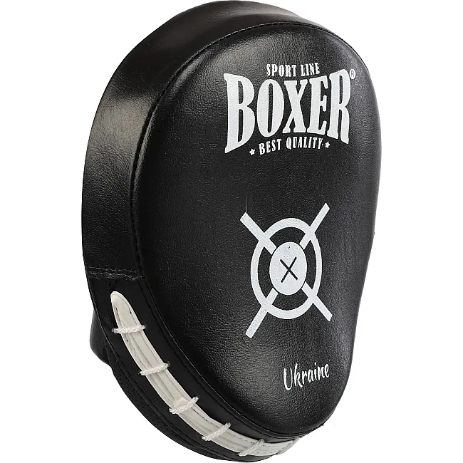 Лапа боксерская изогнутая тренировочная BOXER NEW 2013-N (Синий)