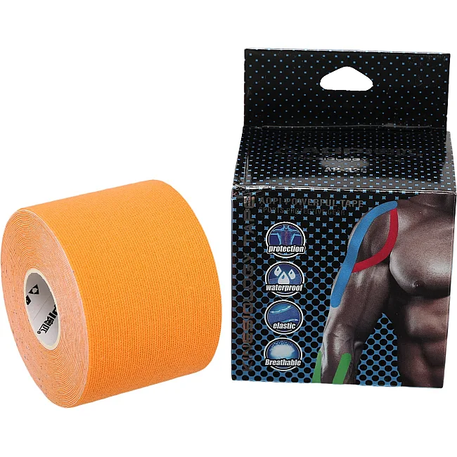 Кинезио тейп для лица и тела Kinesio tape AOPI AP-328 (Оранжевый)