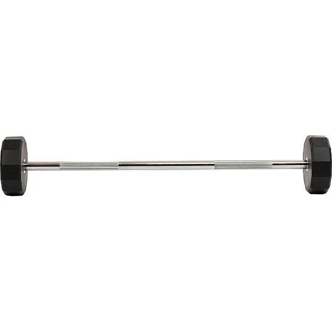 Штанга нерозбірна з фіксованою вагою пряма PEV HAMMER STRENGHT TA-9979-30 (Чорний)