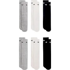 Шкарпетки NIKE U NK EVERYDAY CUSH CRW 6PR 132 білий, сірий, чорний