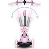 Детский самокат трехколесный Ricokids Cubi розовый