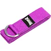 Ремень для йоги PowerPlay PP_4409 (183*3.8см.) Фиолетовый