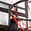 Мобильная баскетбольная стойка с регулируемой высотой SP-SPORT ADULT S025S размер 120х80см кольцо ø45см 235-305см
