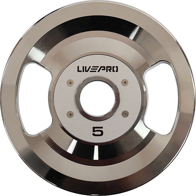 Млинці диски сталеві 2 Handle металева втулка LiveUp LP8338-5 ø51мм 5кг
