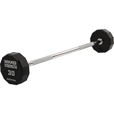 Штанга неразборная с фиксированным весом прямая PEV HAMMER STRENGHT TA-9979-30 (Черный)