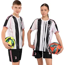 Футбольна форма дитяча із символікою клубу JUVENTUS домашня 2026 SP-SPORT CO-7351 (Білий-чорний)