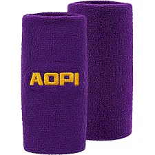 Спортивный напульсник впитывающий влагу AOPI AP-352 (Фиолетовый)