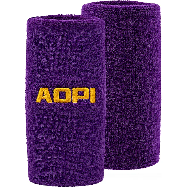 Спортивный напульсник впитывающий влагу AOPI AP-352 (Фиолетовый)