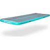 Килимок надувний Airtrack inSPORTline Airstunt 300x100x10 см, сіро-бірюзовий