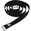 Ремень для йоги с металлической пряжкой BLOOM YOGA STRETCH STRAP LB7088 (Черный)