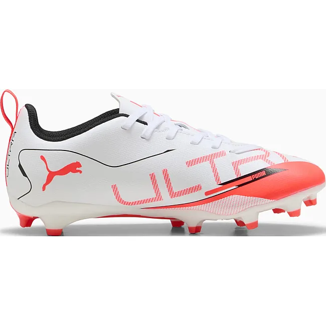 Бутси дитячі Puma ULTRA 5 PLAY FG/AG Jr білий, помаранчевий