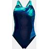 Купальник закрытый для женщин Arena DREAMHLINE SWIMSUIT V BACK синий, бирюзовый