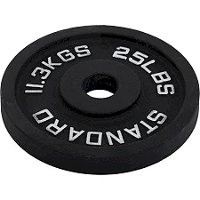 Блины диски стальные окрашенные STANDARD SC-80103-25LB 50мм 11,3кг
