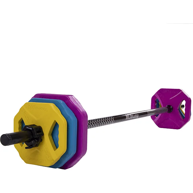 Штанга разборная для фитнеса и аэробики фитнес памп MDbuddy TA-2683 длина-1,4м 30мм 20кг