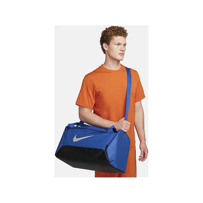 Спортивная сумка Nike NK BRSLA S DUFF-9.5 41L синий 51x28х28 см