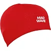 Шапочка для бассейна текстильная MADWAVE POLY II M052103 (Красный)