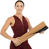 Коврик для йоги Пробковый каучуковый двухслойный Yoga mat RECORD
 FI-7156-6 183x61мx0.4cм с принтом Хамса