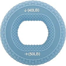 Кистевой эспандер кольцо с двойной нагрузкой JELLO JLA472 1шт ø7.5 нагрузка 9-36кг (Синий)