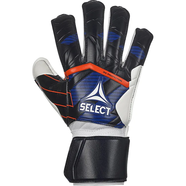 Перчатки вратарские детские Select GOALKEEPER GLOVES 04PROTECTION v24 синий, белый