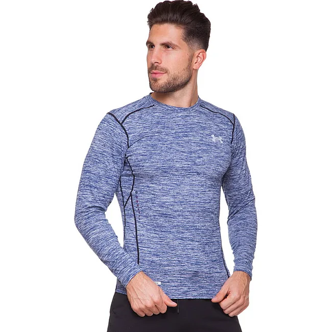 Чоловічий лонгслів компресійний спортивний UNDER ARMOUR
 CO-8636 (Синій)