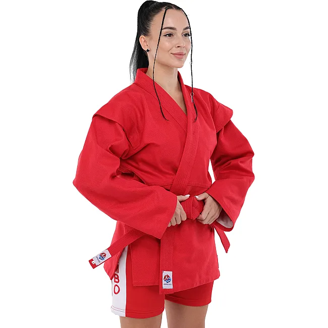 Комплект для самбо
 куртка шорты и пояс SP-SPORT
 BO-5013 140 см
-185см
