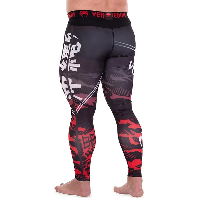 Компрессионные штаны леггинсы тайтсы VENUM
 OKINAWA 9604 XXS
-XXL (Черный-красный)