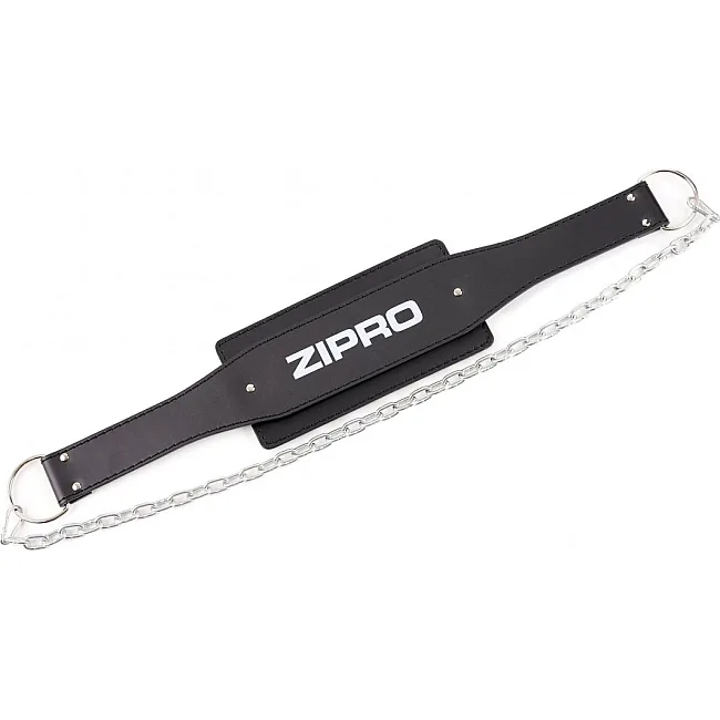 Пояс для тренировок кожаный с цепью Zipro 85 х 16 х 2 см