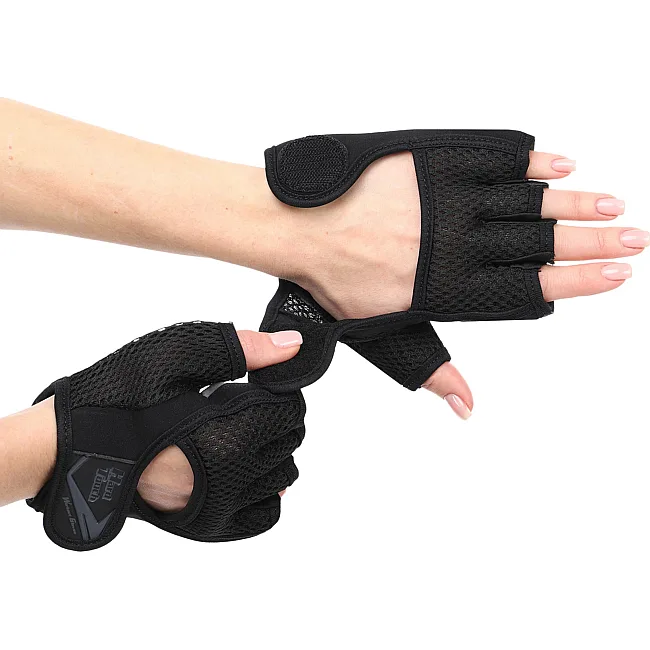 Тренировочные перчатки для фитнеса
 HARD TOUCH FG-9529 (Черный)