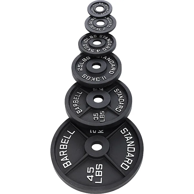 Блины диски стальные окрашенные STANDARD SC-80103-25LB 50мм 11,3кг