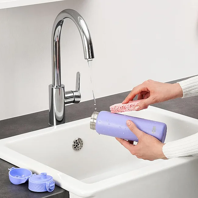 Бутылка для воды металлическая вакуумная ION8 500 мл. Vacuum Insulated, Light Purple