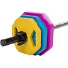 Штанга разборная для фитнеса и аэробики фитнес памп MDbuddy TA-2683 длина-1,4м 30мм 20кг