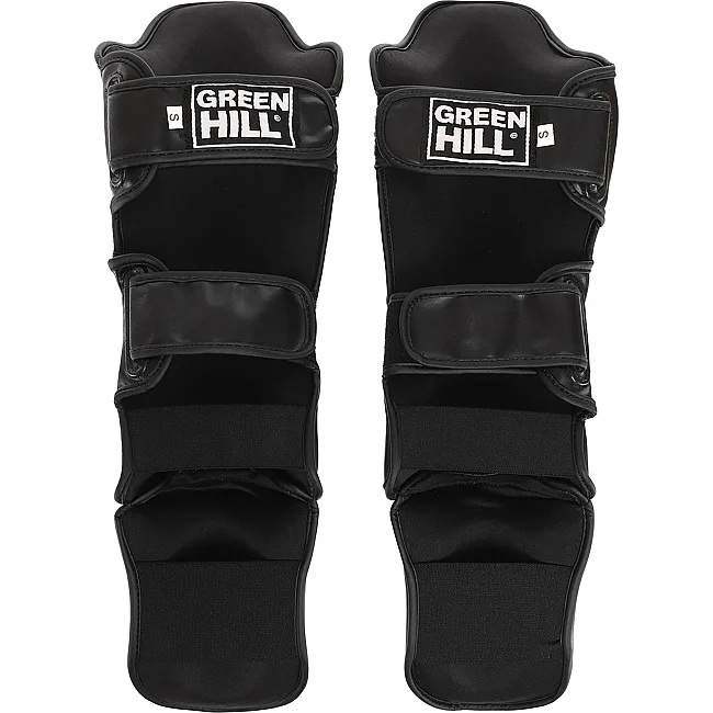 Защитные накладки на ноги Муай Тай, ММА, Кикбоксинг GREEN HILL GH068