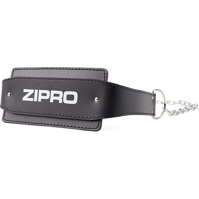 Пояс для тренировок кожаный с цепью Zipro 85 х 16 х 2 см