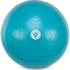 Фитбол мяч для фитнеса сатин LiveUp LP8201-65 ø65см (Синий)