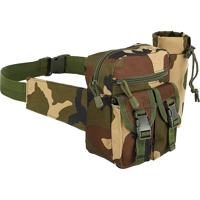 Тактическая сумка на пояс SP-SPORT ZK-5512 19х16х9см (Камуфляж Woodland)