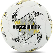 Футбольний м'яч SOCCERMAX FB-9493 №5 PU (Білий-жовтий)