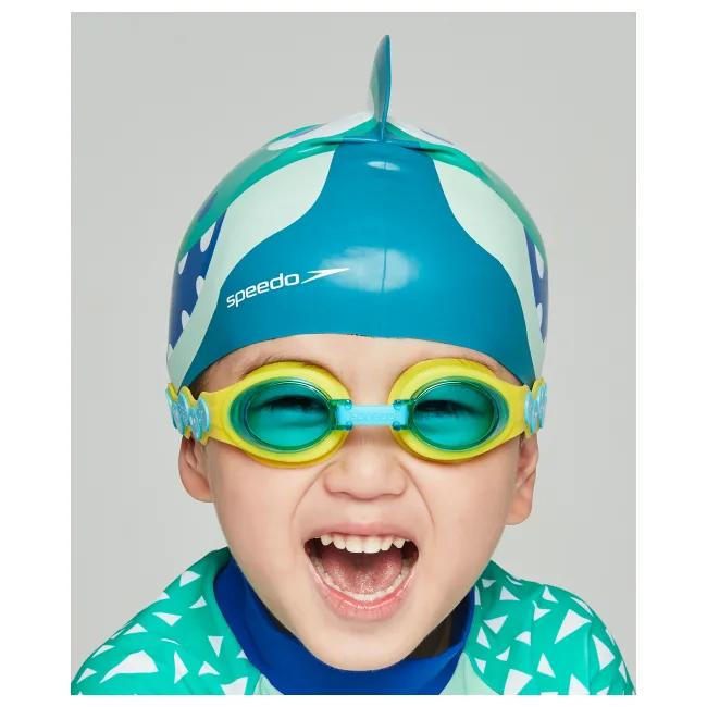 Детская шапочка для плавания Speedo CROC PRT CHARACTER CAP IU