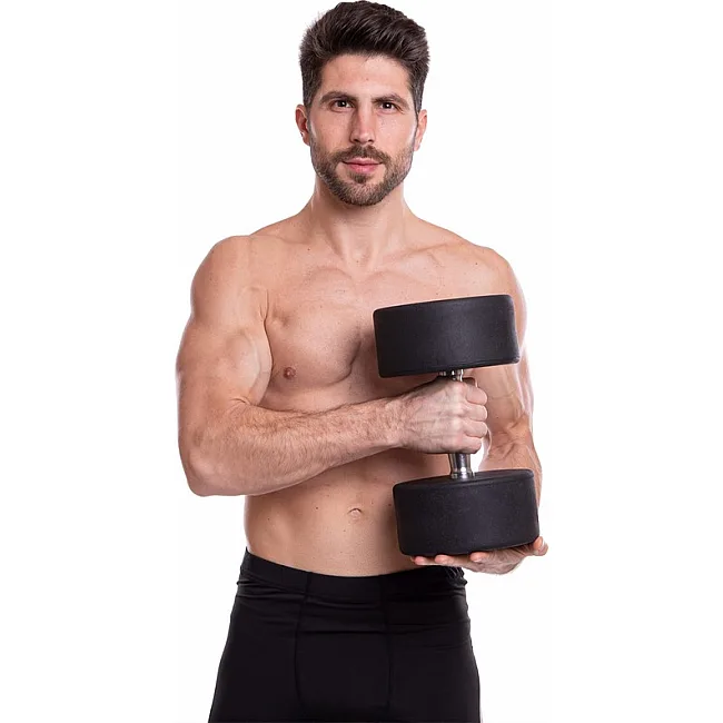 Гантель професійна
 з поліуретановим покриттям TECHNOGYM LN-1254-32_5 1шт 32,5кг