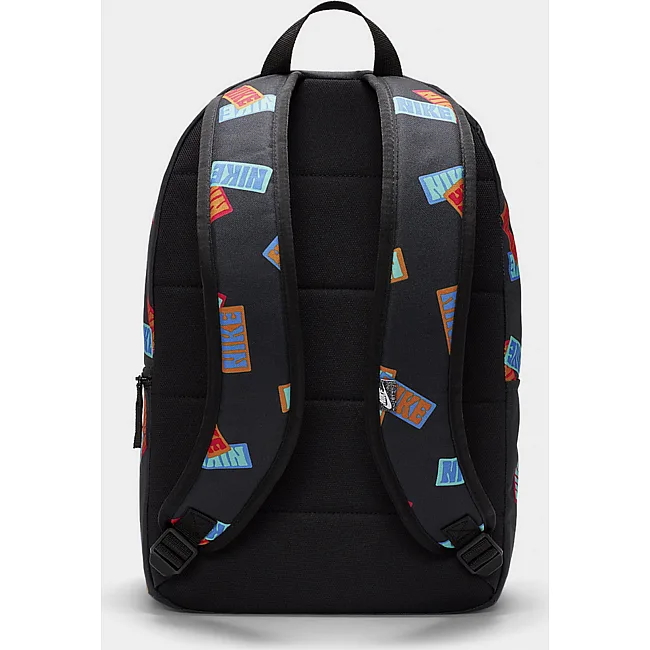 Рюкзак Nike NK HERITAGE BKPK-NIKE AOP 25L черный 43x30,5x15 см