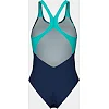 Купальник закрытый для женщин Arena DREAMHLINE SWIMSUIT V BACK синий, бирюзовый