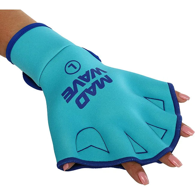 Акваперчатки для аквафитнеса Aquafitness gloves MADWAVE

 M082906 (Бирюзовый)