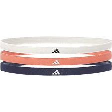 Пов'язки на голову жіноча Adidas Hairbands 3pk сірий, кораловий, синій