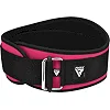 Пояс для тяжелой атлетики RDX RX3 EVA Curve неопреновый SHARP PINK