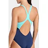 Купальник закрытый для женщин Arena DREAMHLINE SWIMSUIT V BACK синий, бирюзовый