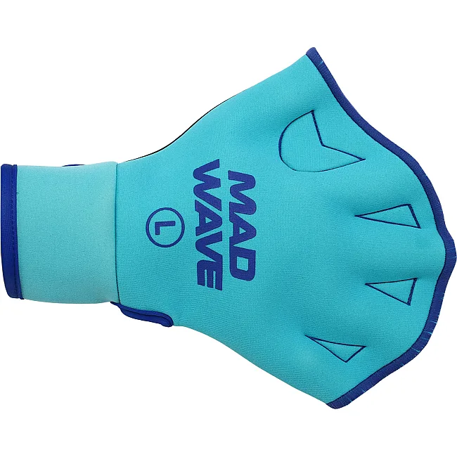 Акваперчатки для аквафитнеса Aquafitness gloves MADWAVE

 M082906 (Бирюзовый)