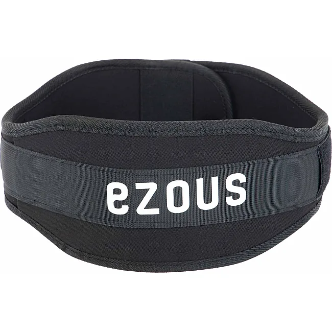 Пояс атлетический текстильный EZOUS WEIGHT LIFTING BELT O-05 спинка-12см