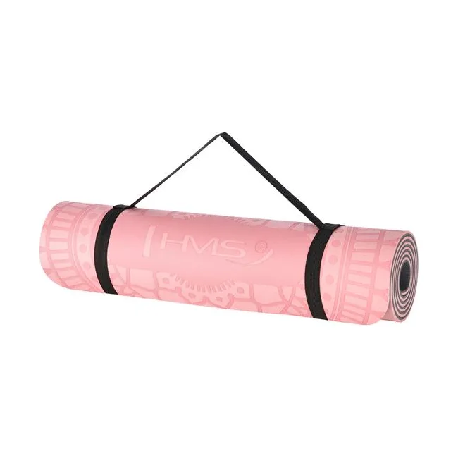 Коврик для йоги YM10 TPE LIGHT PINK HMS