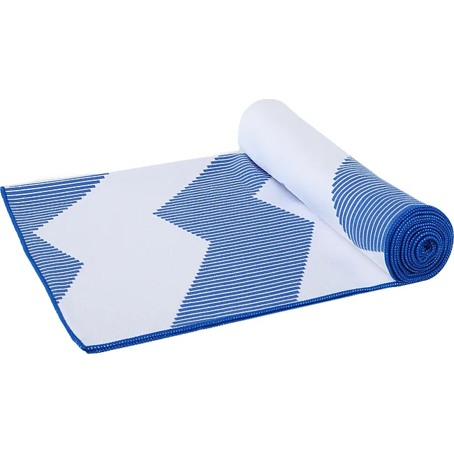 Полотенце-коврик для йоги из микрофибры нескользящий 4MONSTER YOGA TOWEL Y-YGT 186x75см (Синий)