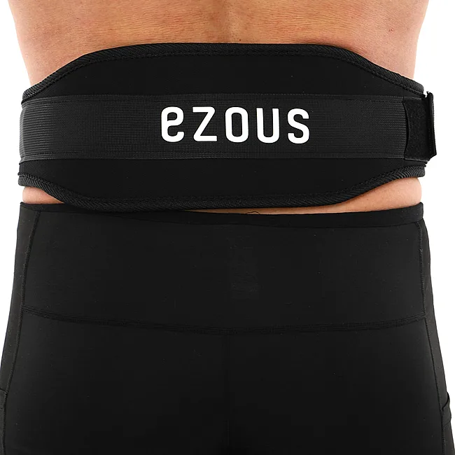 Пояс атлетический текстильный EZOUS WEIGHT LIFTING BELT O-05 спинка-12см