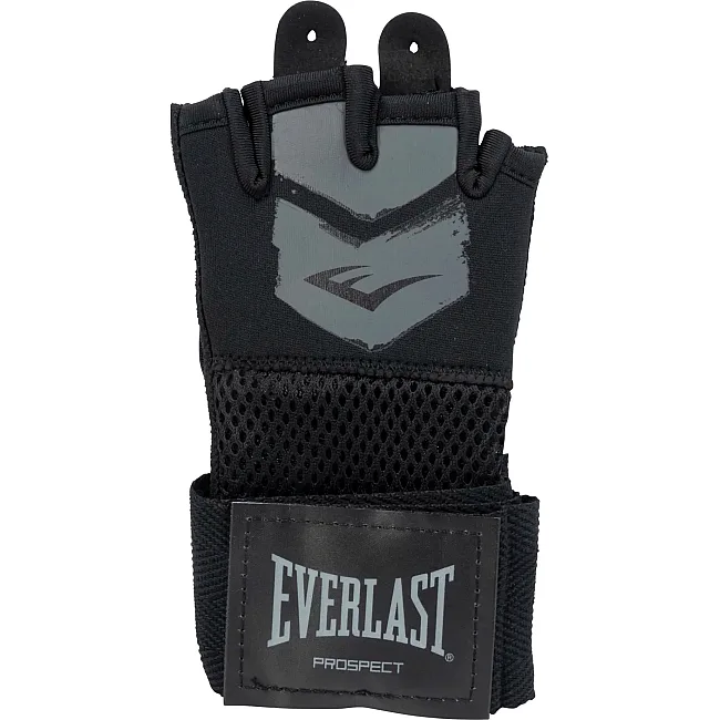 Бинты перчатки Everlast PROSPECT QUICK WRAPS черный, серый L/XL